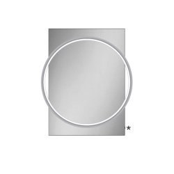 HiB Solas 60 Chrome LED Bathroom Mirror