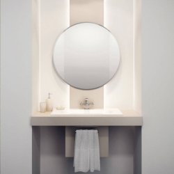 HiB Rondo Circular Mirror with Bevelled Edge