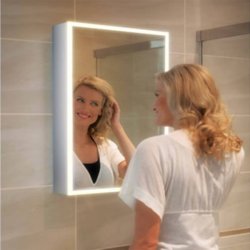 HiB Qubic 50 LED Mirror Cabinet-1