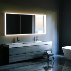 HiB Qubic 120 LED Mirror Cabinet-1