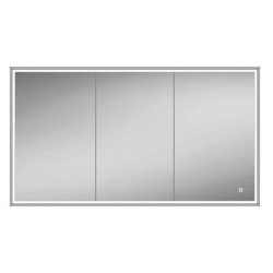 HiB Vanquish 120 LED Recessed Demisting Mirror Cabinet