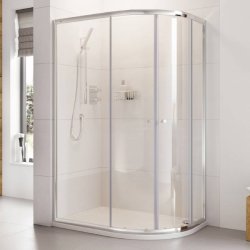 Roman Haven 900 x 800mm Two Door Offset Quadrant Shower Enclosure