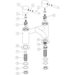 Ajax Ouse Chrome Bath Filler