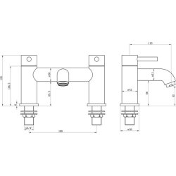 Ajax Ouse Chrome Bath Filler