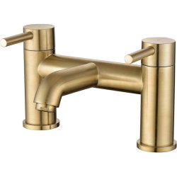 Ajax Ouse Brushed Brass Bath Filler