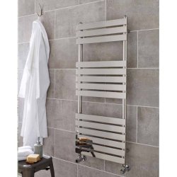 Kartell Memphis Chrome Flat Panel Towel Rail 1200 x 500mm