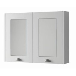 Kartell Astley 800mm Matt White Mirror Cabinet