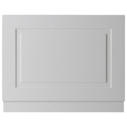 Kartell Astley 750mm Matt White Bath End Panel