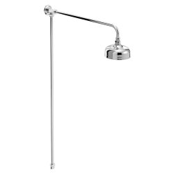 Bristan Chrome Traditional Rigid Riser Kit with Shower Head