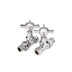 Reina Bronte Traditional Chrome Straight Valve