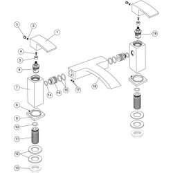 Ajax Fossdyke Chrome Bath Filler