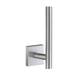 Smedbo House Brushed Chrome Spare Toilet Roll Holder