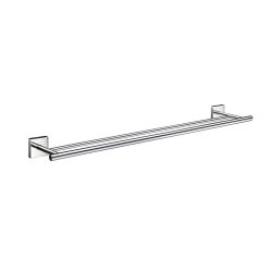 Smedbo House Polished Chrome Double Towel Rail