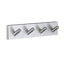 Smedbo House Brushed Chrome Quadruple Hook