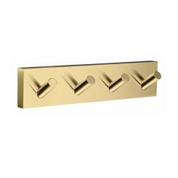 Smedbo House Polished Brass Quadruple Hook