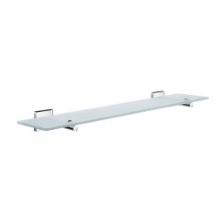 Smedbo House Polished Chrome Glass Shelf