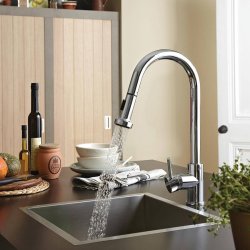 Bristan Apricot Kitchen Sink Mixer with Pull-Out Spray