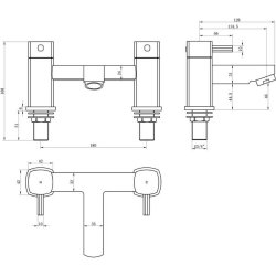 Ajax Weighton Chrome Bath Filler