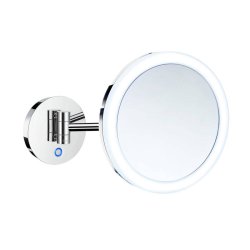 Smedbo Outline Wall Mounted Shaving and Make-up Mirror with LED