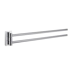 Smedbo Pool Polished Chrome Swing Arm Towel Rail