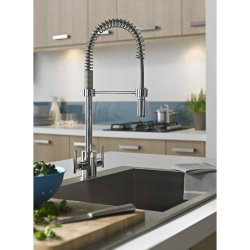 Bristan Artisan Kitchen Sink Mixer with Pull-Down Nozzle-1