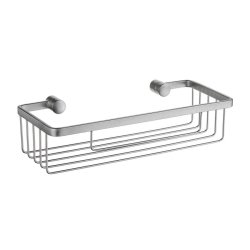 Smedbo Sideline 250 x 110mm Brushed Design Soap Basket