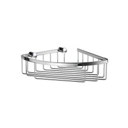 Smedbo Sideline 195 x 195mm Design Polished Corner Soap Basket