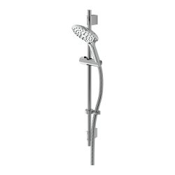 Bristan Casino Shower Kit with Triple Function Large Handset and Silver Hose