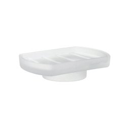 Smedbo Xtra Spare Frosted Glass Soap Dish L348