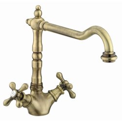 Bristan Colonial Easyfit Antique Bronze Kitchen Sink Mixer