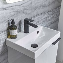 Tavistock Cadence 400mm Gloss White Cloakroom Unit