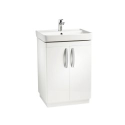 Tavistock Compass 600mm Gloss White Freestanding Unit & Basin