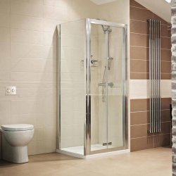 Roman Lumin8 900mm Bi-Fold Shower Door