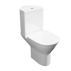 Kartell Project Round Close Coupled Corner WC