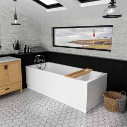 Beaufort Portland SE 1750 x 750mm Reinforced Bath