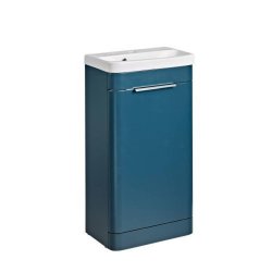 Roper Rhodes System 450mm Derwent Blue Freestanding Cloakroom Basin Unit