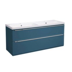 Roper Rhodes Scheme 1200mm Derwent Blue Wall Mounted Basin Unit with Double Drawer