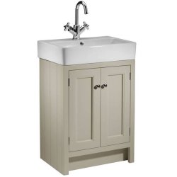 Roper Rhodes Hampton 575mm Mocha Freestanding Vanity Unit & Basin