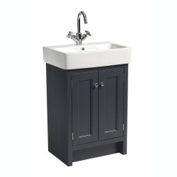 Roper Rhodes Hampton 575mm Slate Grey Freestanding Vanity Unit & Basin