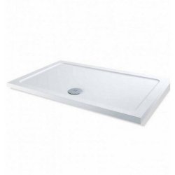 MX Elements 1000 x 800mm Rectangular Flat Top Shower Tray