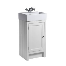 Roper Rhodes Hampton 400mm Chalk White Cloakroom Vanity Unit & Basin