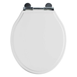 Roper Rhodes Harrow Gloss White Soft Close Wooden Toilet Seat