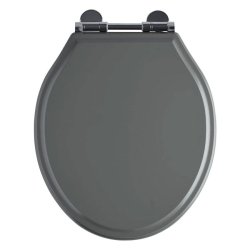 Roper Rhodes Harrow Pewter Soft Close Wooden Toilet Seat