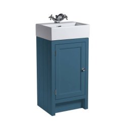 Roper Rhodes Hampton 400mm Derwent Blue Cloakroom Vanity Unit & Basin