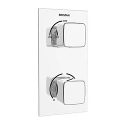 Bristan Cobalt Two Outlet Recessed Diverter Shower Valve