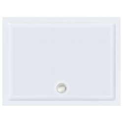 Roman Anti-Slip 1200 x 800mm Matt White Rectangular Shower Tray