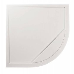 Roman Infinity 900 x 900mm Matt White Quadrant Anti-Slip Shower Tray