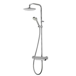 Aqualisa Midas 220 Bar Mixer Shower Column with Adjustable Head