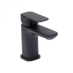 Tavistock Haze Black Basin Mixer with Click Waste