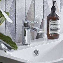 Tavistock Avid Chrome Basin Mixer with Click Waste